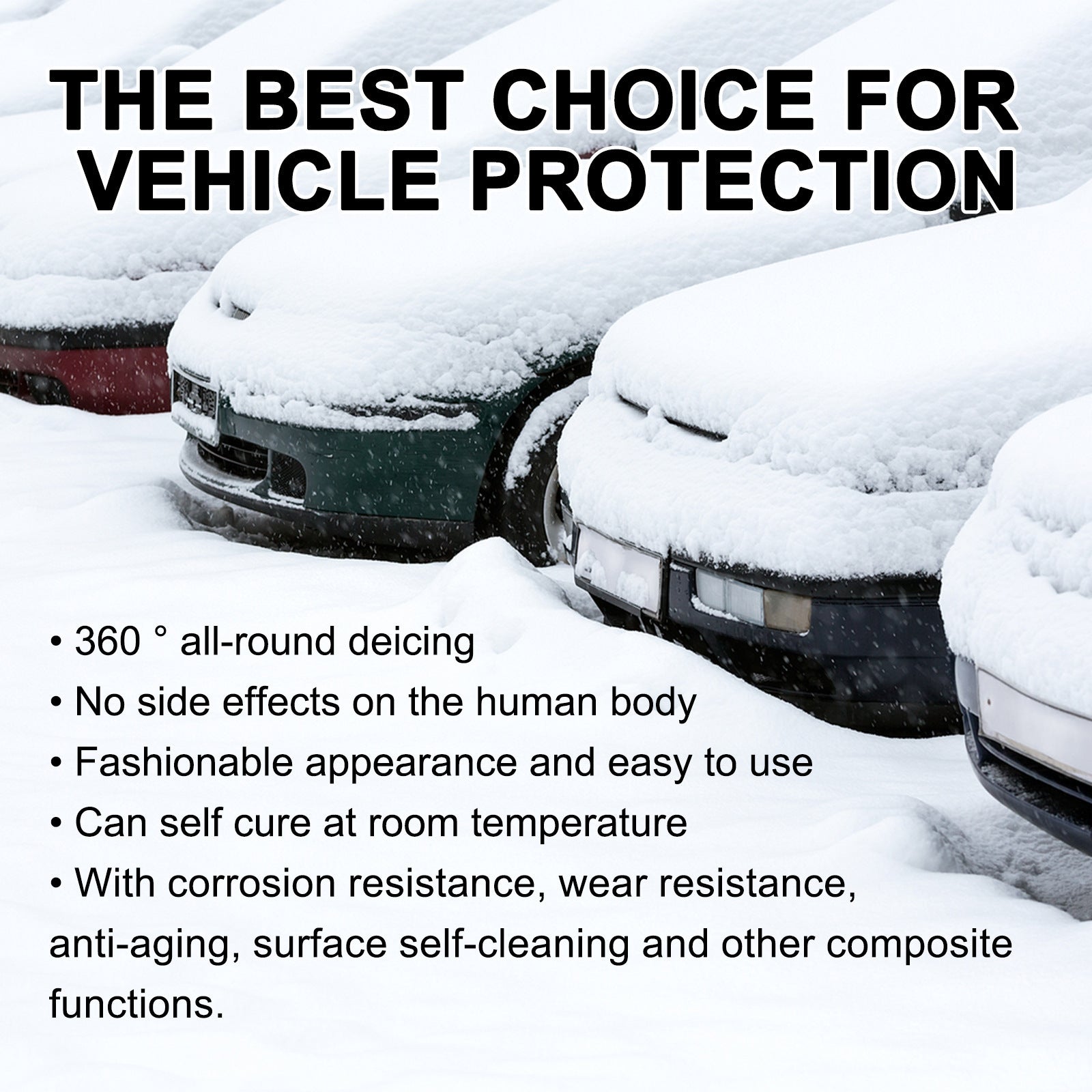 Fast And Convenient Hydrophobic Nano Coating Car Snow Brush
